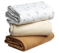 Sevira Kids - Lote de 3 pañales maxi melody crudo y galleta Made in France