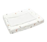 SEVIRA KIDS | SEVIRA KIDS - Juego de funda de cambiador + alfombrilla de cambio, GALLINA - 70 x 50 cm Made in France 70 x 50 cm