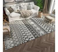 SEVOLY Alfombra eléctrica calefactora de grafeno, Calefactor de Interiores de Felpa Suave con termostato y Temporizador, Calefactor de Suelo, Calentador de pies,B,80 * 120CM