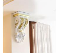 SEVOLY Ménsula Decorativa Estilo Columna Romana, ménsula para Puerta, Aplique Tallado Decorativo, ménsula Vintage, Estante de Pared, moldura de Esquina para decoración del hogar.,C