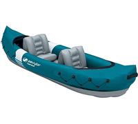 SEVYLOR Tahaa Kajak, Kayak Hinchable para 2 Personas, con Funda de PVC Resistente y Cintas de sujeción para sostener Equipaje, Estructura de Barra para Mayor Estabilidad en el Agua, Talla única