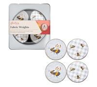 Sew Easy Pesas de Tela, Manualidades, Corte de Patrones, Costura, sastrería, Acolchado, Abejas, 50 x 5mm