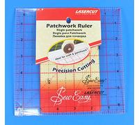 Sew Easy Plantilla cuadrada de 16,5 cm, regla de acolchado y patchwork para coser apliques, acrílico transparente antideslizante