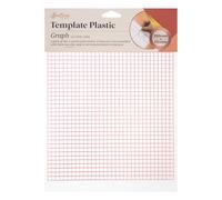 Sew Easy plantilla de plástico, 2 hojas, 280 x 215 mm - impresa con cuadrícula de 7 mm
