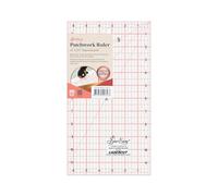 Sew Easy Plantilla rectangular de 12 x 6-1/2 pulgadas, regla de acolchado y patchwork para coser apliques, acrílico transparente antideslizante