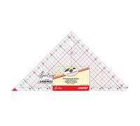 Sew Easy Plantilla triangular de 16,5 cm, regla de acolchado y patchwork para coser apliques, acrílico transparente antideslizante