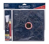 Sew Easy Sashiko - Juego completo de bordado - Todo lo que necesitas para empezar