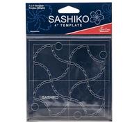 Sew Easy Sashiko - Plantilla de bordado (10 x 10 cm), diseño de fondou