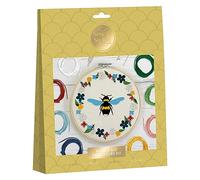 Sew & So On Kit de bordado de abeja de alta calidad, hilos de colores que crean diseños impresionantes, para adultos, ya sea principiante o experimentado para manualidades, incluye todos los