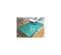 Sew Steady Free Motion - Alfombrilla deslizante para acolchado con rejilla marcada de 12 x 20 con parte trasera pegajosa