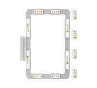 Sew Tech Aro de bordado magnético para Brother Innov-ís NQ1700E NQ1600E NV880E NV800E Stellaire XJ1 XE1 Dream Machine XV8550D Luminaire XP2 XP3 V3LE Quattro 6000D NQ3600D Babylock (6 x 10 pulgadas