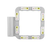 Sew Tech Aro de bordado magnético para Brother Innov-ís NQ1700E NQ1600E NV880E Stellaire XJ1 XE1 Dream Machine XV8550D Luminaire XP2 XP3 V3LE Quattro 6000D Machine, marco magnético Mighty Snap de 4 x