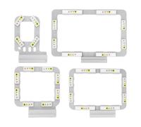 Sew Tech Aros de bordado para Brother Innovis NQ1600E NQ1400E NQ3600D Dream Machine 2 VE2200 4000D 1500D V7 V5 VM5200 Babylock aro para máquina de bordar (4 en 1-BMK)