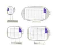 Sew Tech Juego de 4 aros de bordado para hermano, 1 x 2.5 pulgadas, 4 x 4 | Compatible con NV880E NV2700 V5LE V3LE V7 V5 V3 XE2 XE1 XJ2 XP3 BP3700 BP3600 NV870SE NV2600 NV850E NV800E NV800E-TUR
