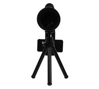 SEWACC 1 Juego Monocular Telescopio de Teléfono Móvil Compacto y para Observación de Aves Senderismo y Soporte para Smartphone y Extensible Color Negro