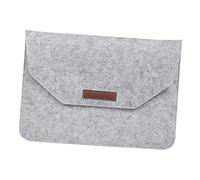 SEWACC 1 pieza Bolsa de Almacenamiento para Laptop de Fieltro Maletín Portátil con Forro Antideslizante y Resistente Compatible con Tabletas y Notebooks Color Gris para Organización y