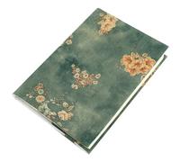 SEWACC 1 Pieza Funda de Libro Ajustable y Decorativa Forro Protector de Tela de Saten con para Tarjetas para y