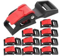 SEWACC 10 Hebillas de Liberación Rápida para Correas de Casco de Motocicleta Accesorios de Repuesto de Hierro y ABS Compatibles Correas de Barbilla Ideales para Reparación y