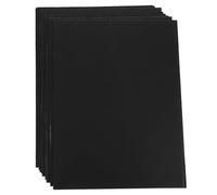 SEWACC 10 Láminas de Plástico Corrugado Negro 40X30X04 CM para Carteles de Jardín y Proyectos Escolares Tablero Rectangular Resistente y Ligero para Manualidades y Bricolaje