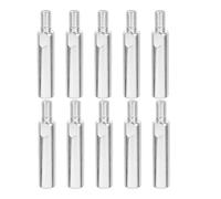 SEWACC 10 Piezas de Eje de Extensión para Amoladora Angular M10 de Acero Varilla de Conexión Multifuncional para Pulidoras y Esmeriladoras Accesorios para Taller y Bricolaje