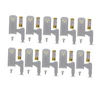 SEWACC 10 piezas Luces LED de Sensor Táctil para de Armario Luz Cálida Portátil con Batería para Cocina y Mueble Alta Luminosidad Consumo sin Cables Instalación Material Resistente