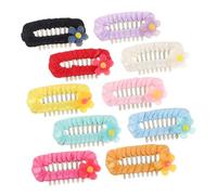 SEWACC 10 Piezas Pet Hair Accessories Cute Dog and Cat Snap Hair Clips For Grooming Secure Hold Barrettes For Puppies and Kittens Stylish Small Hairpins