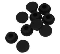 SEWACC 10 Tapones de Goma Negros para Agujeros de Tornillos, Impermeables y Plug And Play, Material Flexible y Resistente para Uso Sencillo y Práctico
