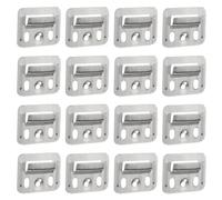 SEWACC 100 Piezas Clips de Montaje para Paneles de Pared Integrados de Acero Inoxidable Abrazaderas de Fijación Rápidas y Mantenimiento Simplificado para Espacios Comerciales y Oficinas