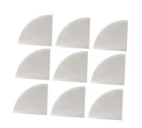 SEWACC 100 piezas Filtros de Papel para Café Cono Desechables Unidades Blancas Resistentes Sabores Amargos Compatibles con Cafeteras y Métodos de Goteo Manual para Preparar Café Natural