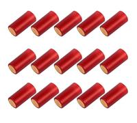 SEWACC 100 Unidades Tapas Pestaña Desprendible Termorretráctiles para de Plástico Rojo para Botellas de Vino en para Uso y Bodegas Uso Casa y Bodegas