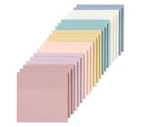 SEWACC 1000 notas adhesivas transparentes, removibles sin dañar la superficie. Forma cuadrada, se mantienen planas y escriben con fluidez con la mayoría de los bolígrafos. Ideales para la oficina y