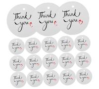 SEWACC 100piezas Etiquetas De Agradecimiento Redondas De Etiquetas Creativas Para Fiestas Cumpleaños y Acción De Gracias Para Decorar y Sorprender Tus Invitados