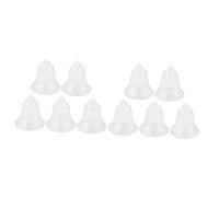 SEWACC 10piezas Adornos Colgantes Transparentes Forma De Campana Rellenables Para De Navidad