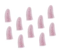 SEWACC 10piezas Mangas para Dedos Protector Antideslizante para Dedos para Jugar Punta y Pantallas Táctiles Suministros