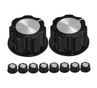 SEWACC 10piezas Tapa Perilla Para Guitarra Eléctrica Tipo Tornillo Perilla De Rosca Control De Volumen Para Guitarra Eléctrica Uso Estudios De Música