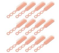 SEWACC 12 Peines para Mujer Profesionales de Peluquería Peine Antiestático Resistente al Calor y Desenredante para Uso Diario Color Rosa Claro Juego de 12 Piezas para Salón y Estilistas
