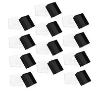 SEWACC 12 Piezas Caja Cuadrada Transparente Para Muestras Minerales Caja Para Almacenar Piedras Minerales Para Exhibición De Muestras Colecciones