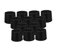 SEWACC 12 Piezas De Cubiertas De Goma para Pies De Trampolín Almohadillas Antideslizantes para Pies De Trampolín Piezas De Repuesto para Patas De Trampolín Mini Almohadillas para