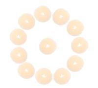 SEWACC 12 Piezas Moldeador de Cabello Forma de Moño de Dona Pequeño 5-6 CM Color Beige para Niñas Peinados Moño Donut Trenzador Práctico para Cabello Fino y Corto Uso Diario y Ocasiones