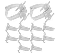 SEWACC 12 Pulseras Elásticas para Muñeca Flores Secas para Boda, Bandas Ajustables para Novia y Damas de Honor, Accesorio Floral DIY para Fiestas, Graduaciones y Despedidas de Soltera