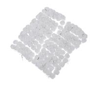 SEWACC 144 Piezas Cabezas de Rosa Artificial con Encaje Cabezas de Flor de Espuma con y Decoración de Flores para Bodas Manualidades y Centros de Mesa Blanco