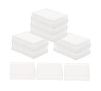 SEWACC 15 Piezas Almohadillas de Tinta Vacías de Alta para Manualidades Diy Esponja Recargable para Proyectos de Oficina y Arte para Sellos Rápidos
