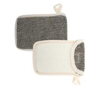SEWACC 2 Bolsas de Lino para Jabón Estructura de Red, Fácil Almacenamiento y Creación de Espuma para Uso en Baño y Cuidado Personal