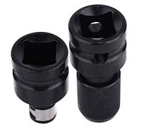 SEWACC 2 piezas Adaptador de Llave de Hexagonal Convertidor de Mandril para Taladro Vanadio Electrochapado Diseño Resistente y Fácil de Instalar para Uso Profesional y Doméstico