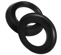 SEWACC 2 Piezas Anillo de Sellado de Brida de Urinario de Goma Negro | Sello Flexible, Ajuste para Desagüe y Brida, Recambio Fácil, Uso en Baños Públicos y Montaje