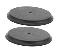 SEWACC 2 piezas Base para Lámpara de Mesa Redonda con Bloque de Peso Anticaída Soporte Estable para Lámparas de Escritorio Accesorio DIY con Superficie Pulida y Fácil Instalación