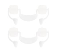 SEWACC 2 Piezas Colmillos Retráctiles de Plástico para Halloween, Juguete Dientes Divertido y Realista, Ideales para Fiesta de Cosplay y Disfraz de Terror