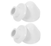 SEWACC 2 piezas Cubiertas Decorativas para Tornillos de Inodoro Accesorios Fáciles de Instalar Diseño Chic para Decoración Compatible con Modelos Estándar