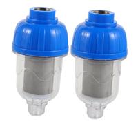 SEWACC 2 Piezas Filtro de Agua Inoxidable para Grifo y Ducha Eliminación de Purificador de Agua para Cocina y Baño y Uso Familiar