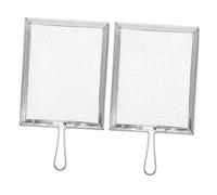 SEWACC 2 Piezas Filtro de Malla Fina para Barro de Cerámica Colador Metálico para Esmalte de Pottery Herramienta Multiusos para Escultura y Pintura